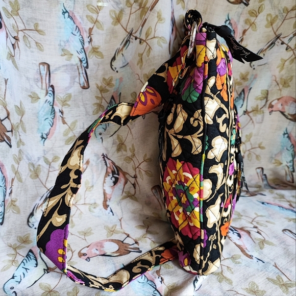 Vera Bradley SUZANI Floral Quilted Zippered Tote Crossbody Laptop Bag - Picture 4 of 13